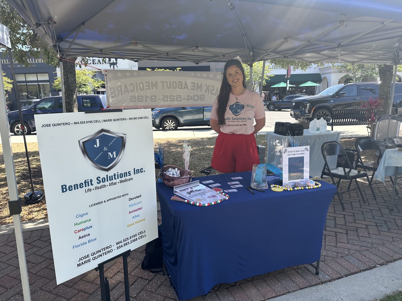 Marie Quintero at a Jacksonville community event