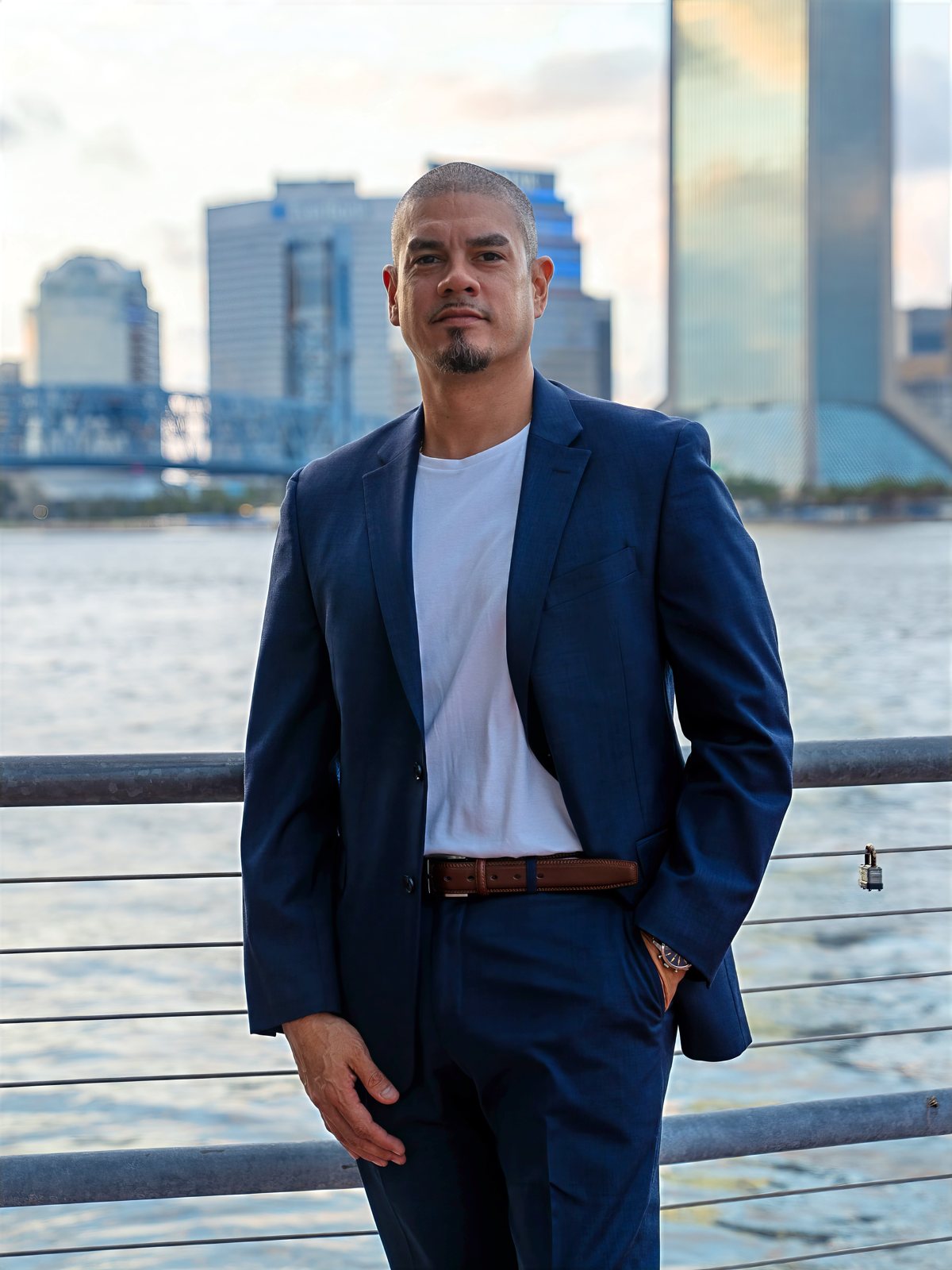 Jose Quintero on the Jacksonville riverfront